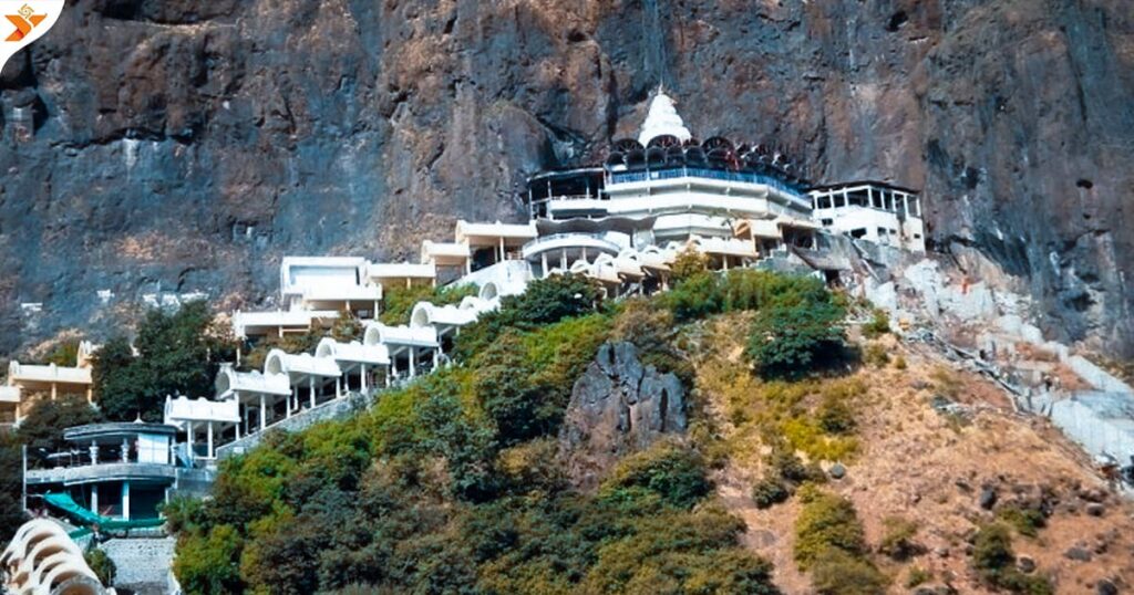 Saptashrungi Devi Temple in Nashik, Maharashtra.