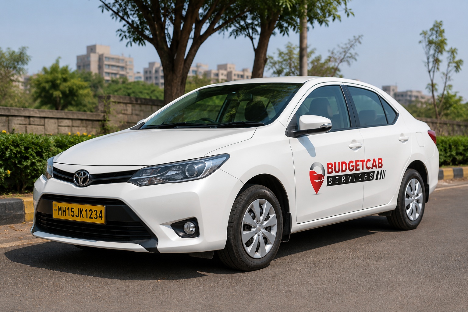 Budget Cab Services Vehicle