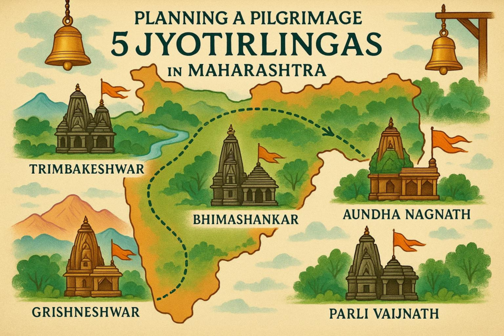 Nashik to 5 Jyotirling Cab Package