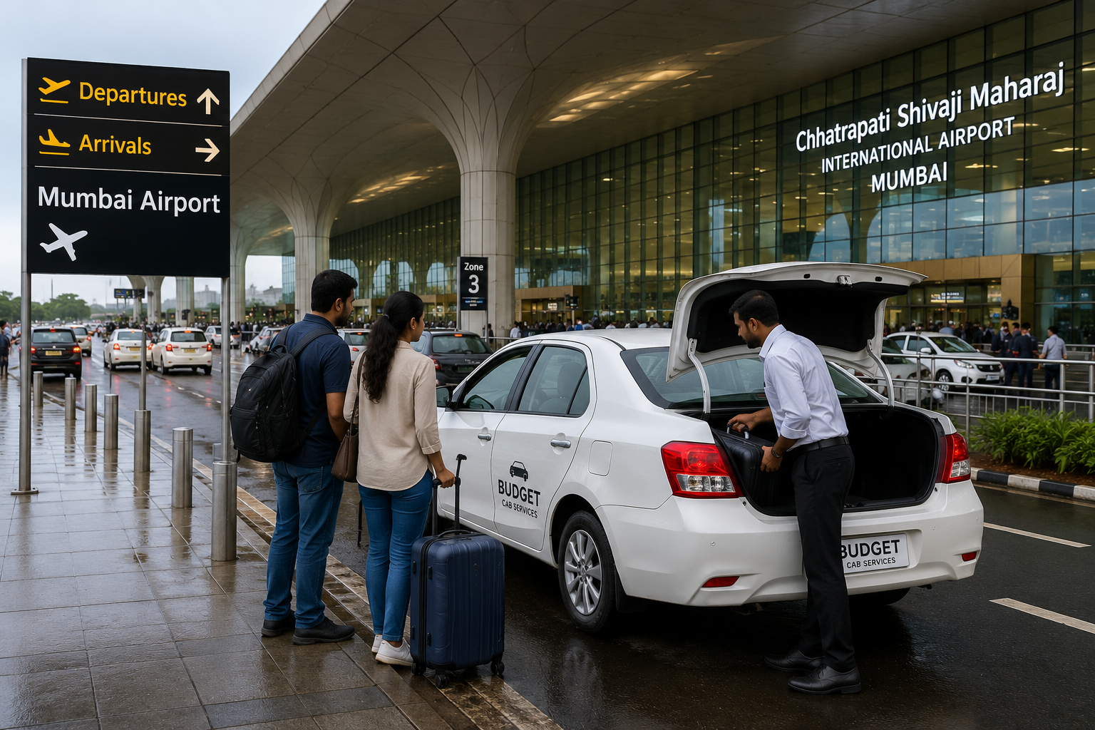 Nashik to Mumbai Airport cab drop with luggage