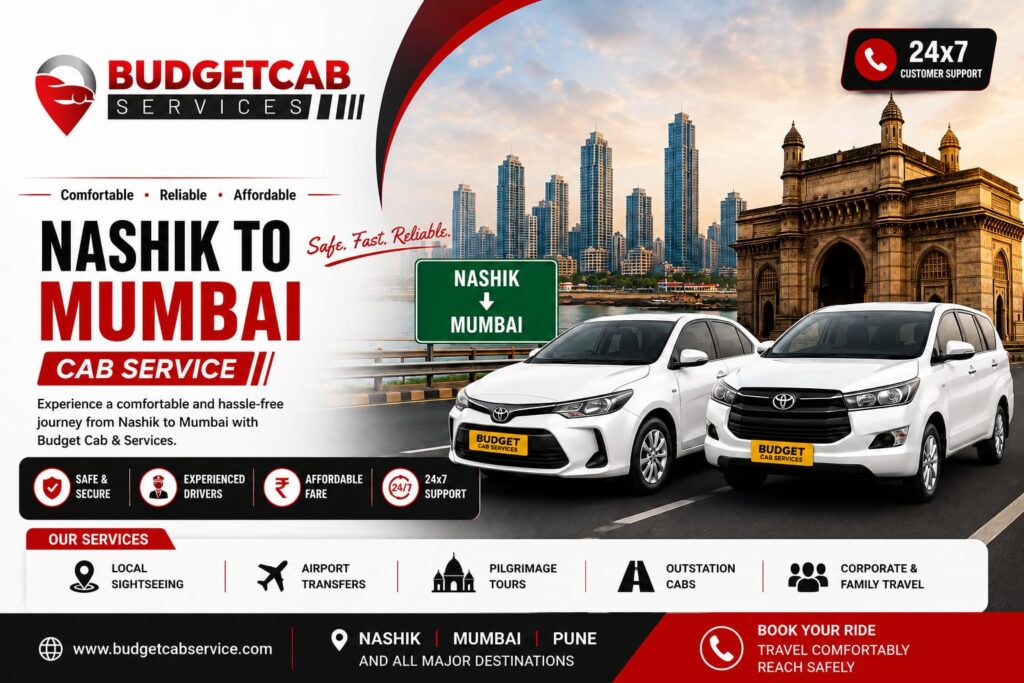 One Way Nashik to Mumbai Cab