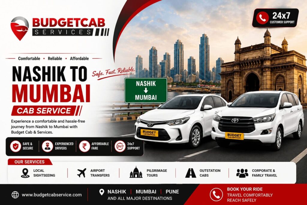 One Way Nashik to Mumbai Cab