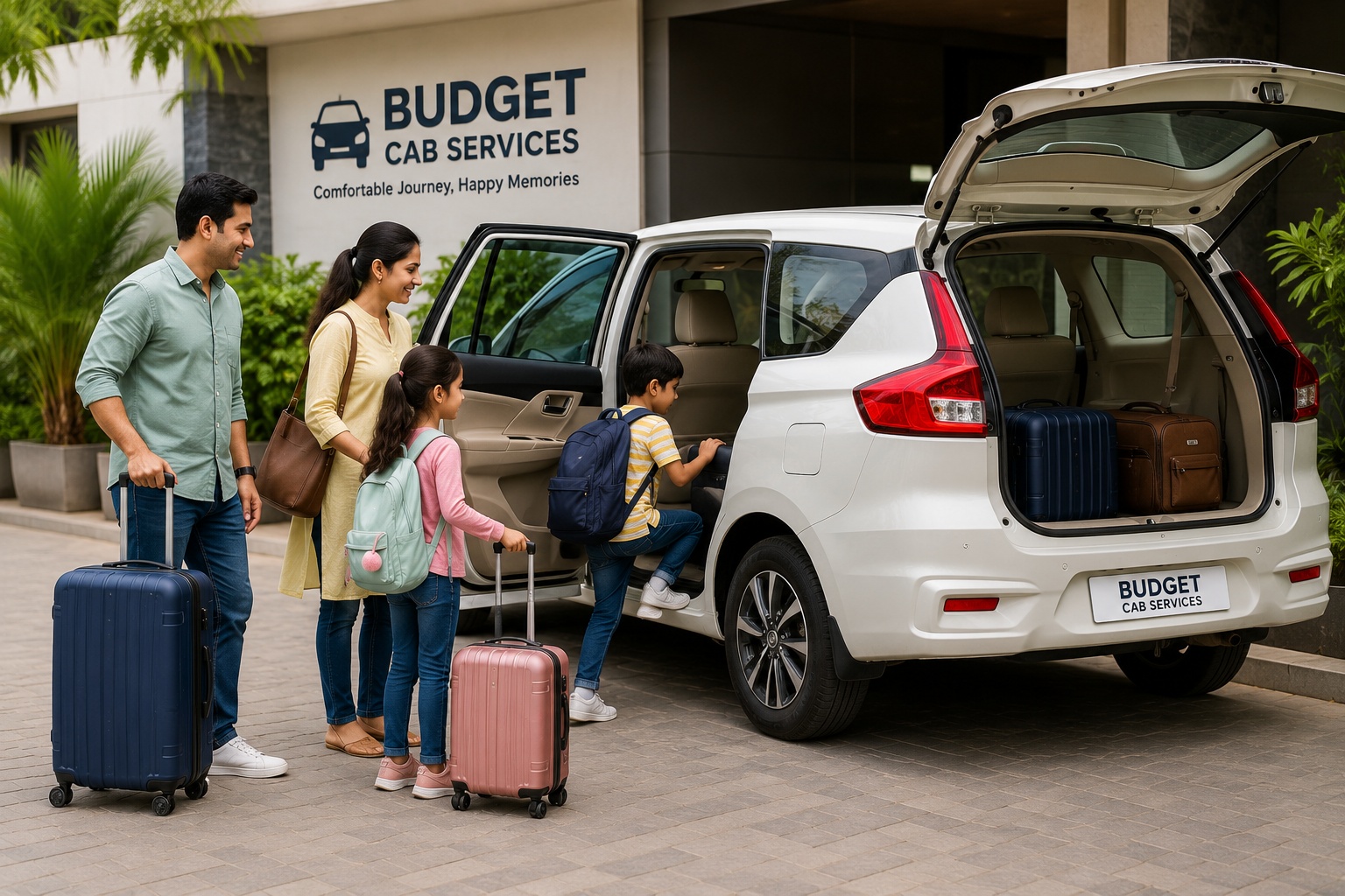 Nashik to Mumbai cab for family with luggage