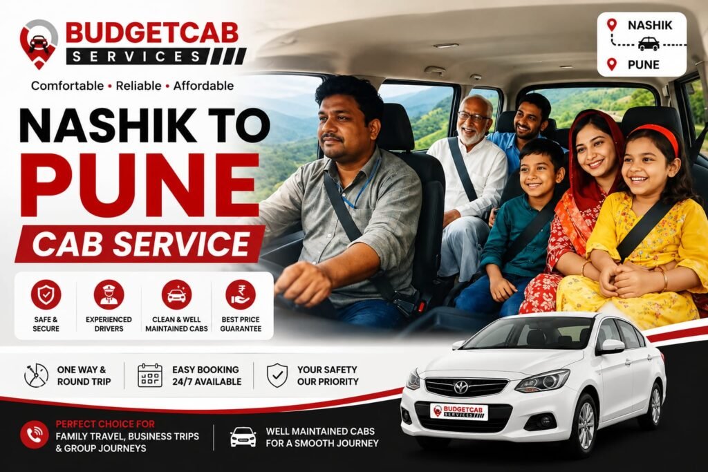 Comfortable one way and round trip Nashik to Pune taxi service