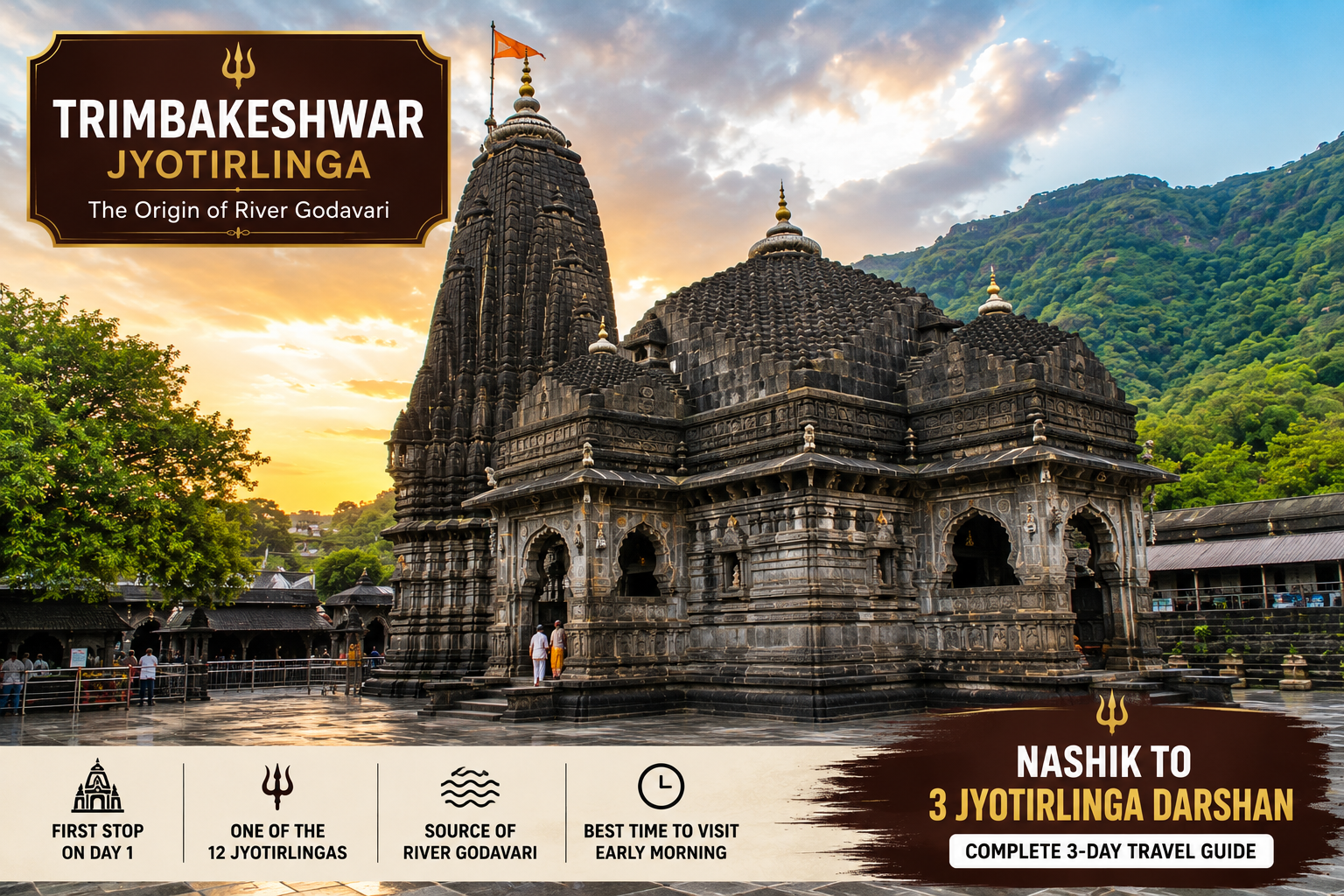 Trimbakeshwar Jyotirlinga Darshan in Nashik Maharashtra