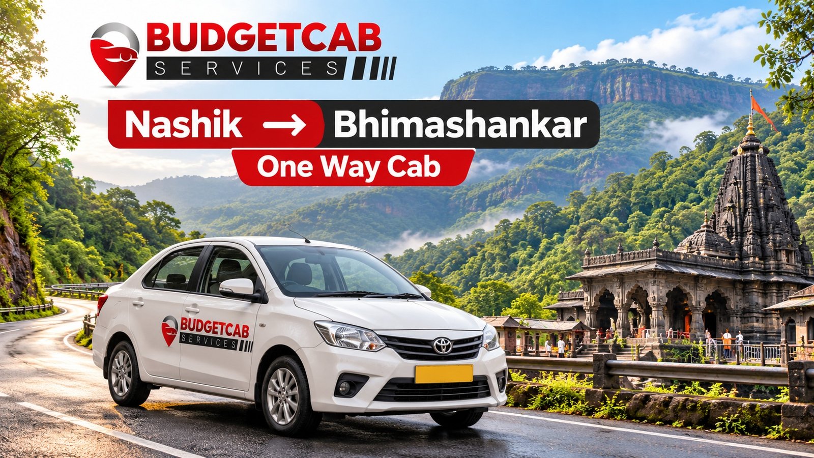 Budget Cab Services Nashik to Bhimashankar One Way Cab