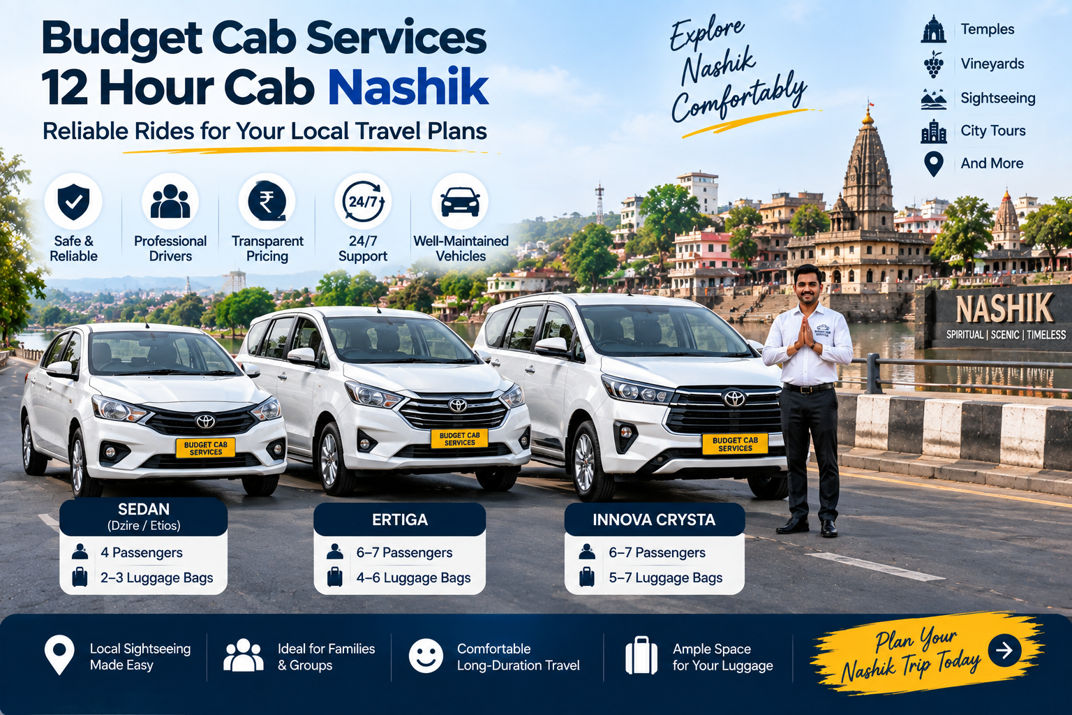 Budget Cab Services 12 Hour Cab Nashik