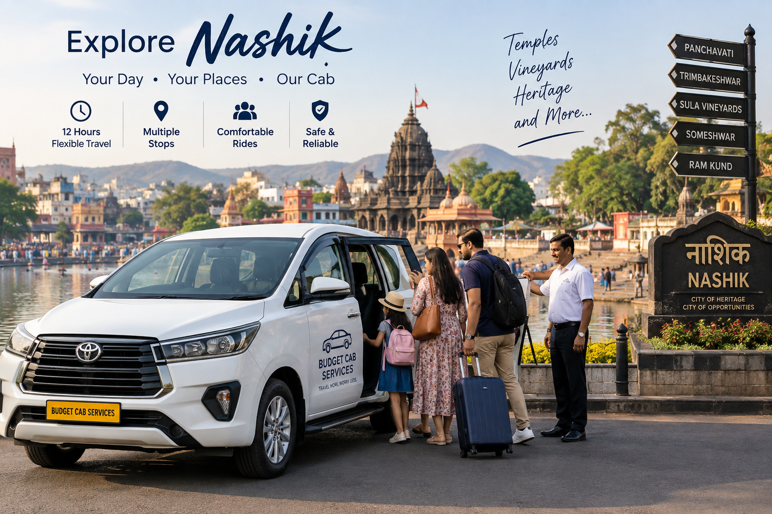 12 Hour Cab Nashik for local travel