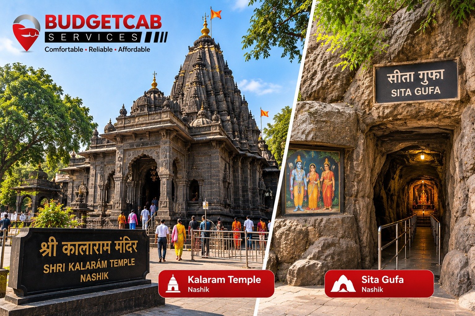 Kalaram Temple and Sita Gufa Nashik sightseeing