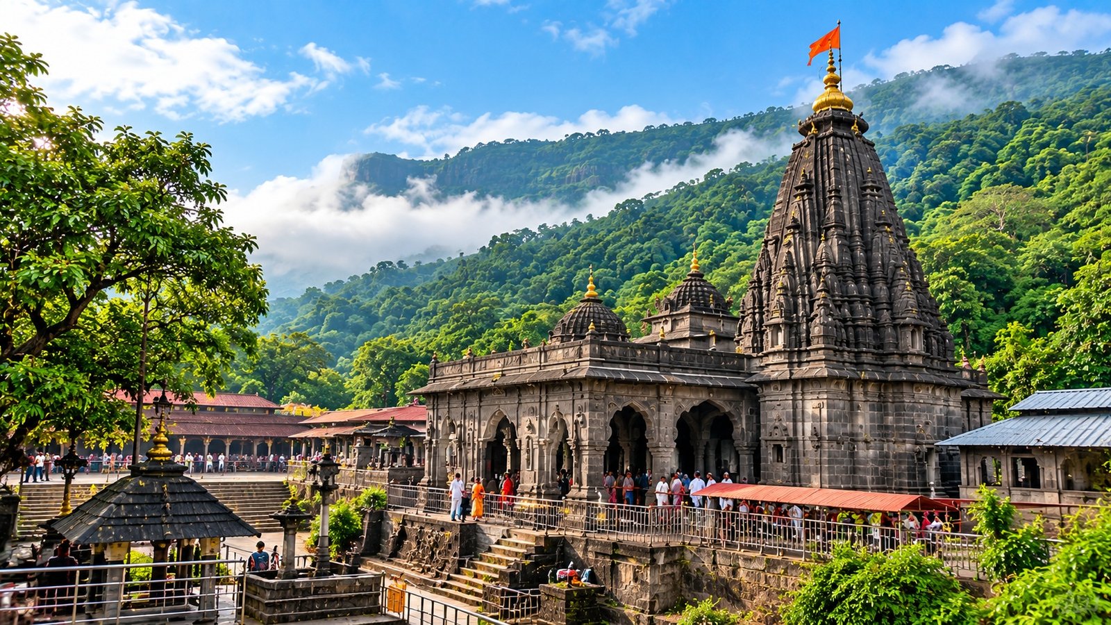 Bhimashankar Temple near Nashik Maharashtra