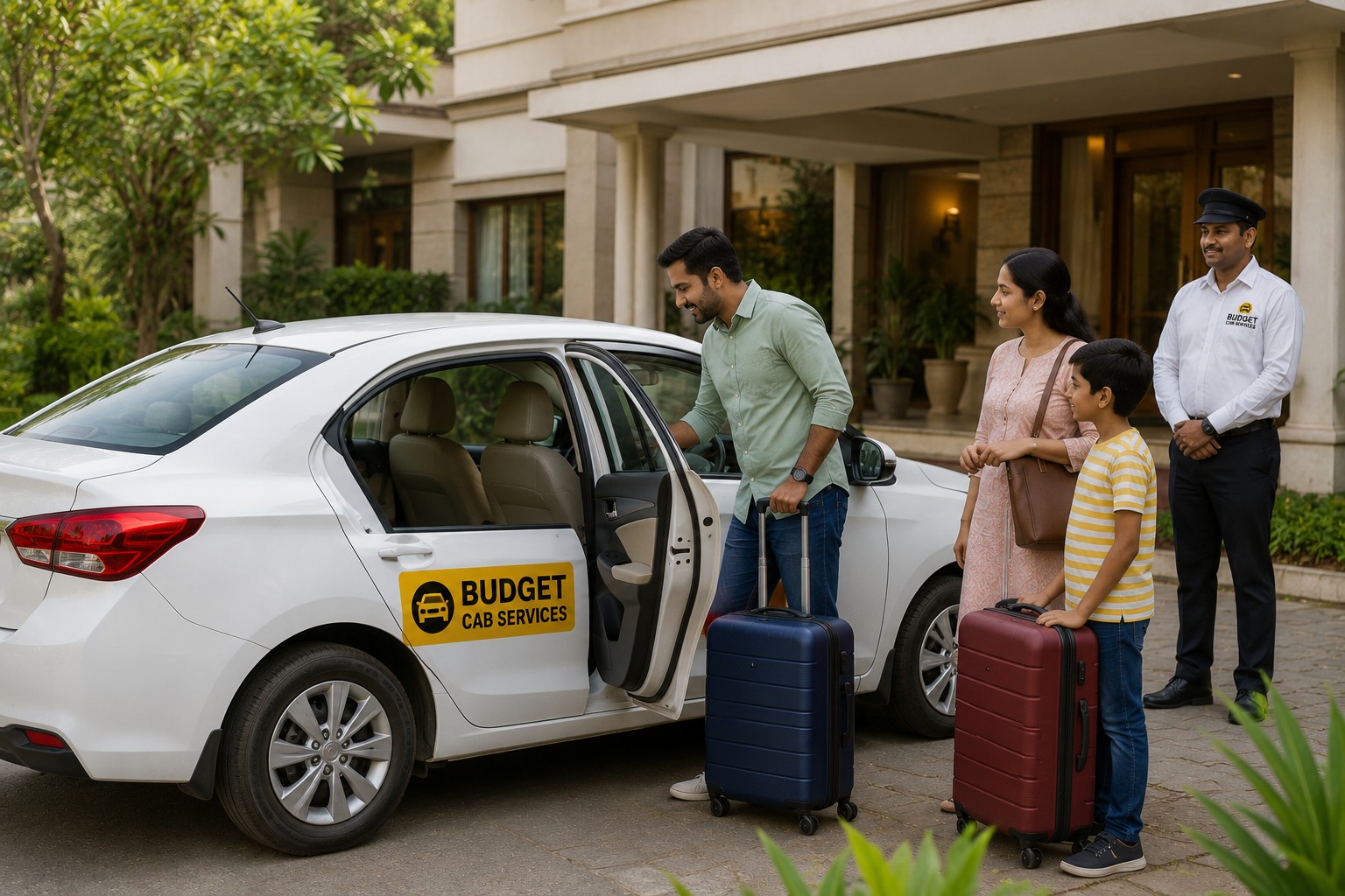 Budget Cab Services cab ready for a Nashik to Mumbai round trip