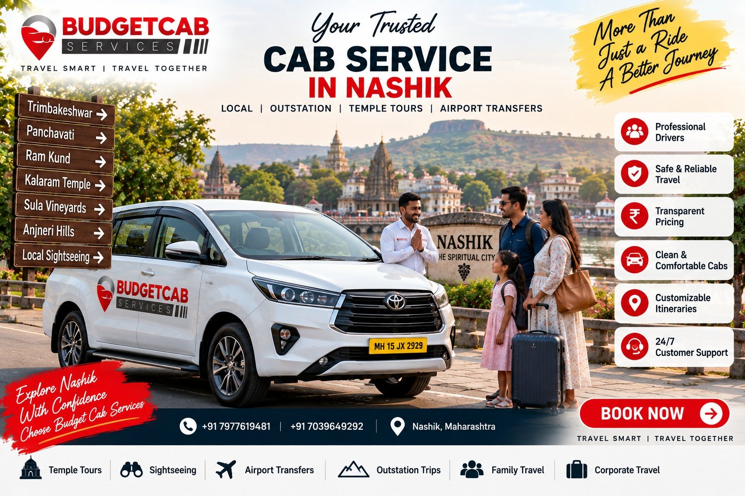Budget Cab Services Nashik local taxi