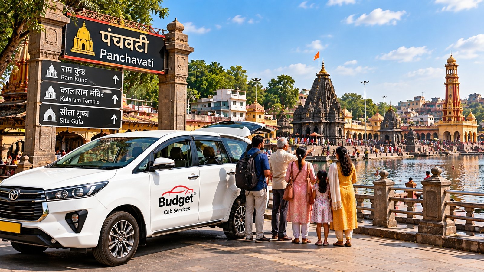 Nashik sightseeing and Trimbakeshwar cab trip