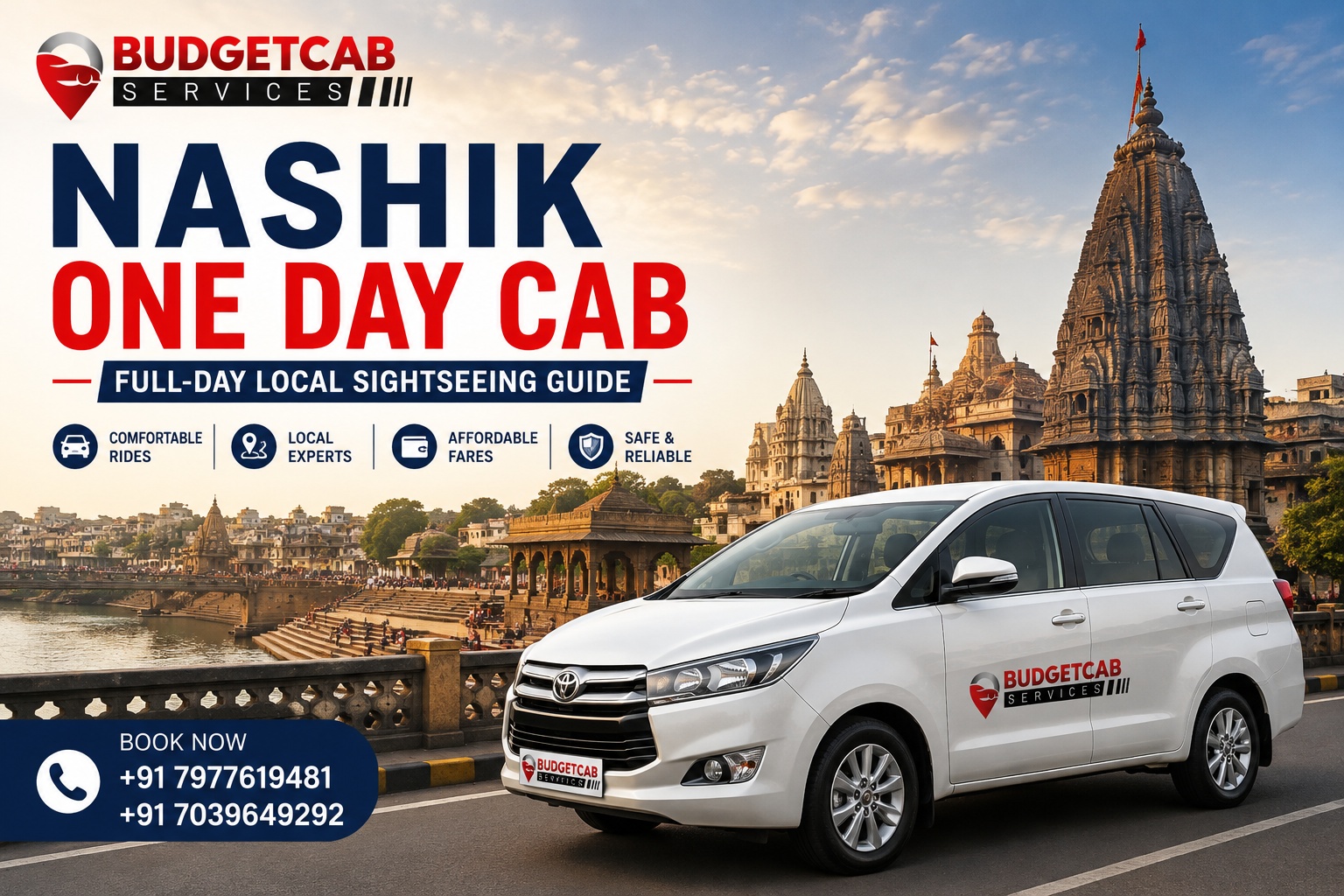 Nashik One Day Cab for full-day local sightseeing