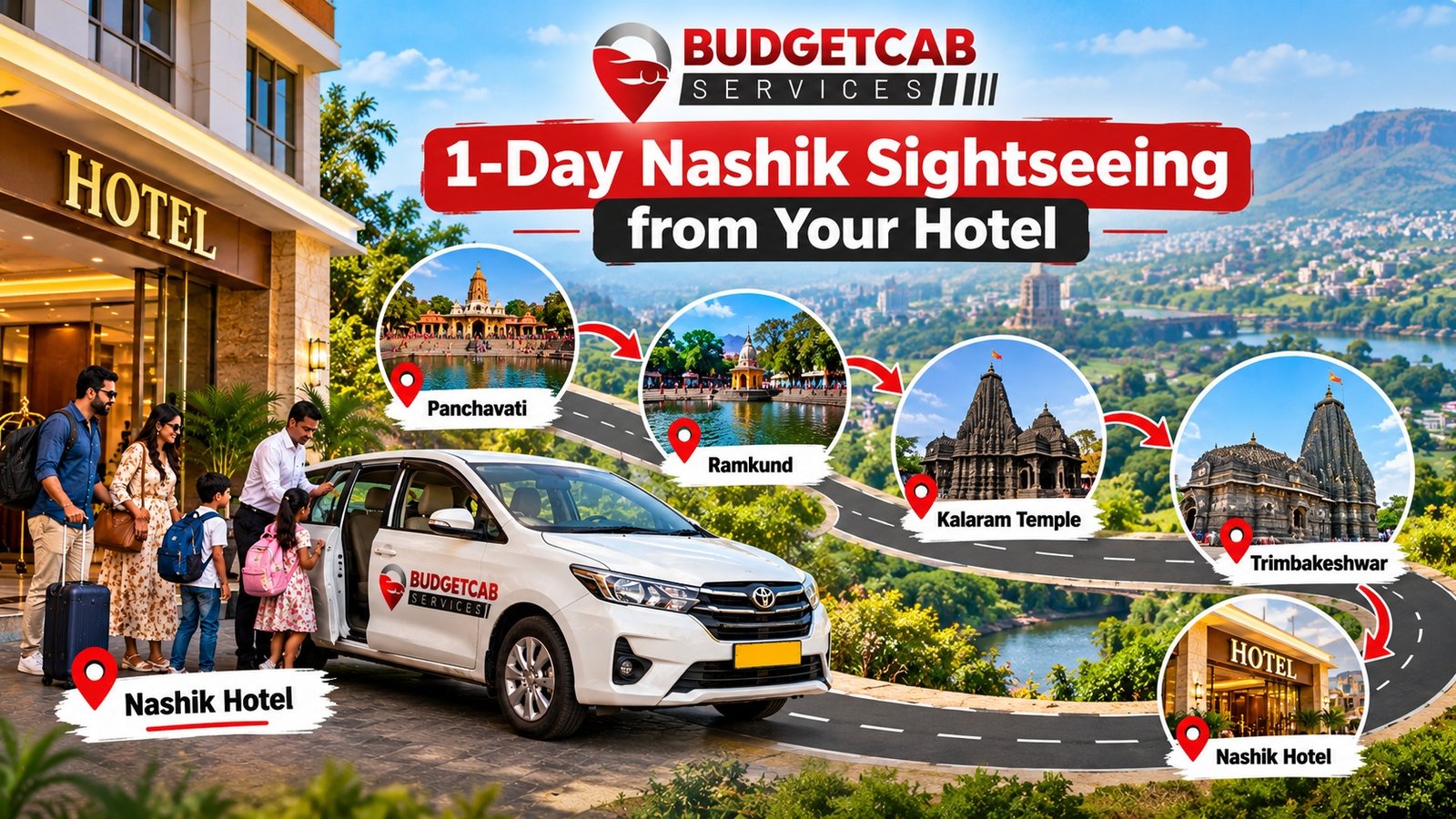 Nashik Sightseeing Cab for Family