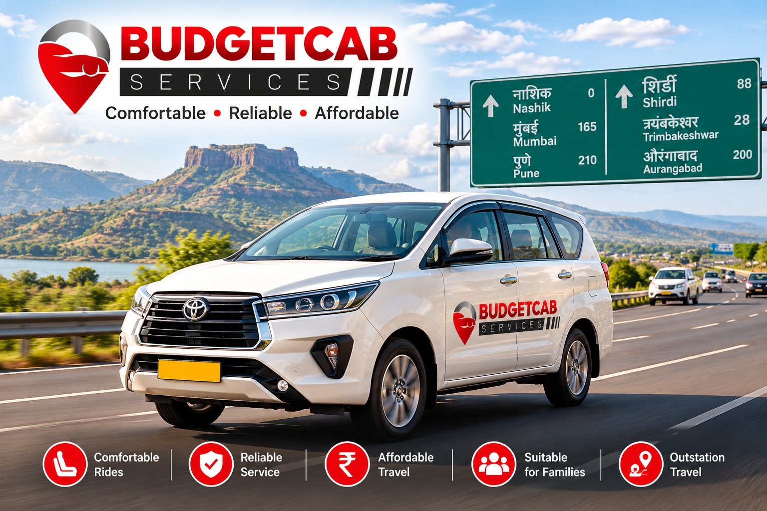 Budget Cab Services Nashik outstation taxi