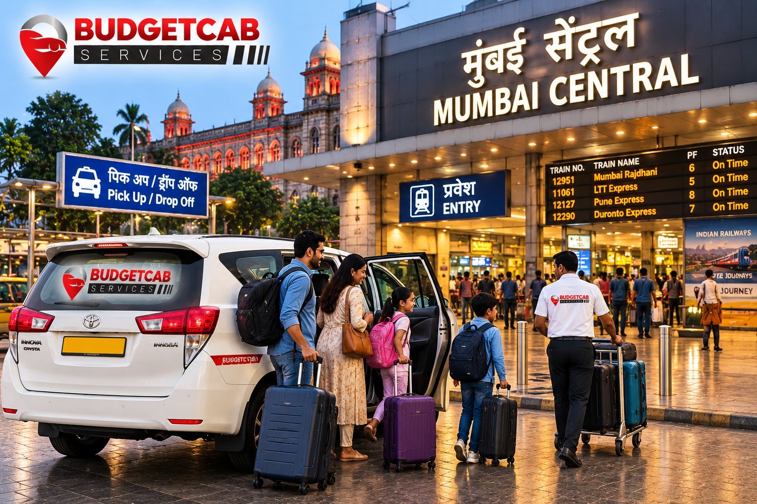 Nashik outstation cab for railway station drop