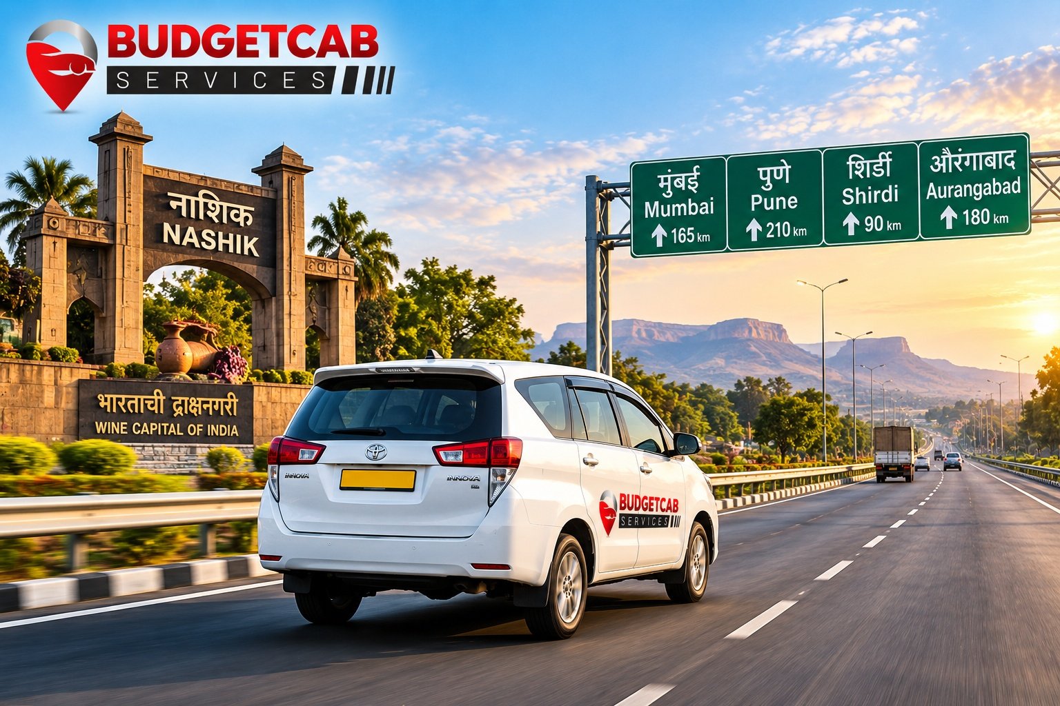 Nashik outstation taxi for one way road travel