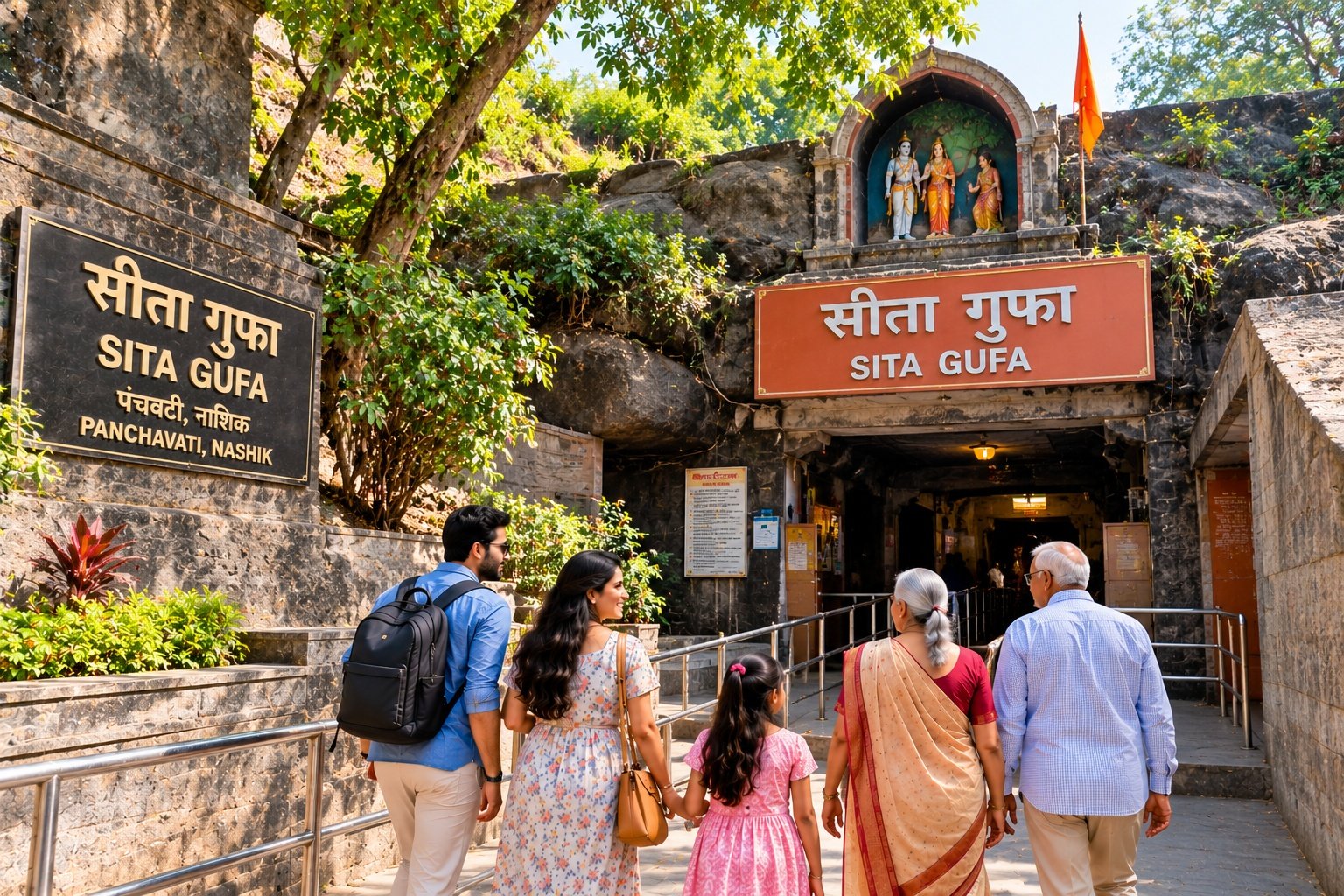 Sita Gufa Panchavati Nashik family trip